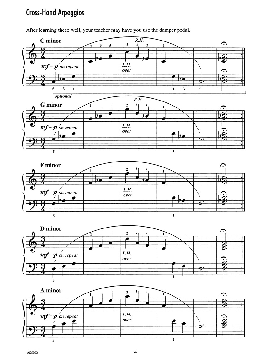 Faber Achievement Skill Sheet 2 mollové noty
