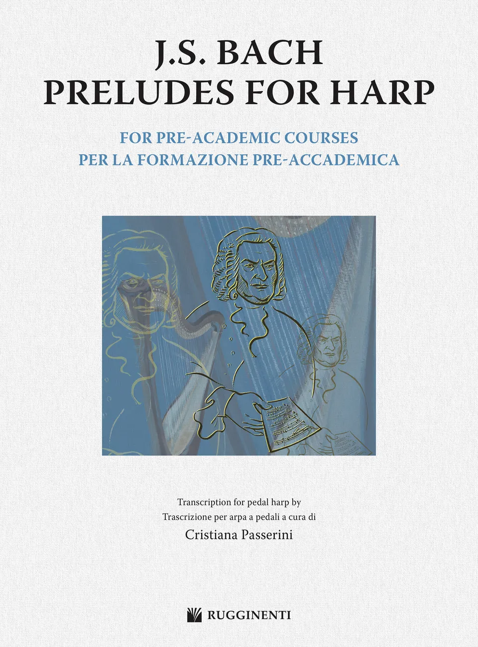 Volonte & Co J. S. Bach Preludes noty pro harfu