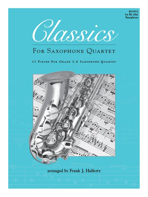 Kendor Music Classics For Saxophone Quartet noty 1. alt saxofon