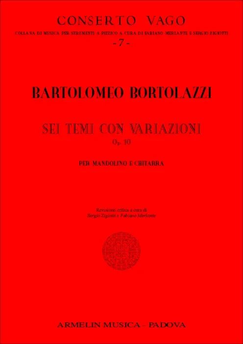 Armelin Musica Sei temi con variazioni Op. 10 noty