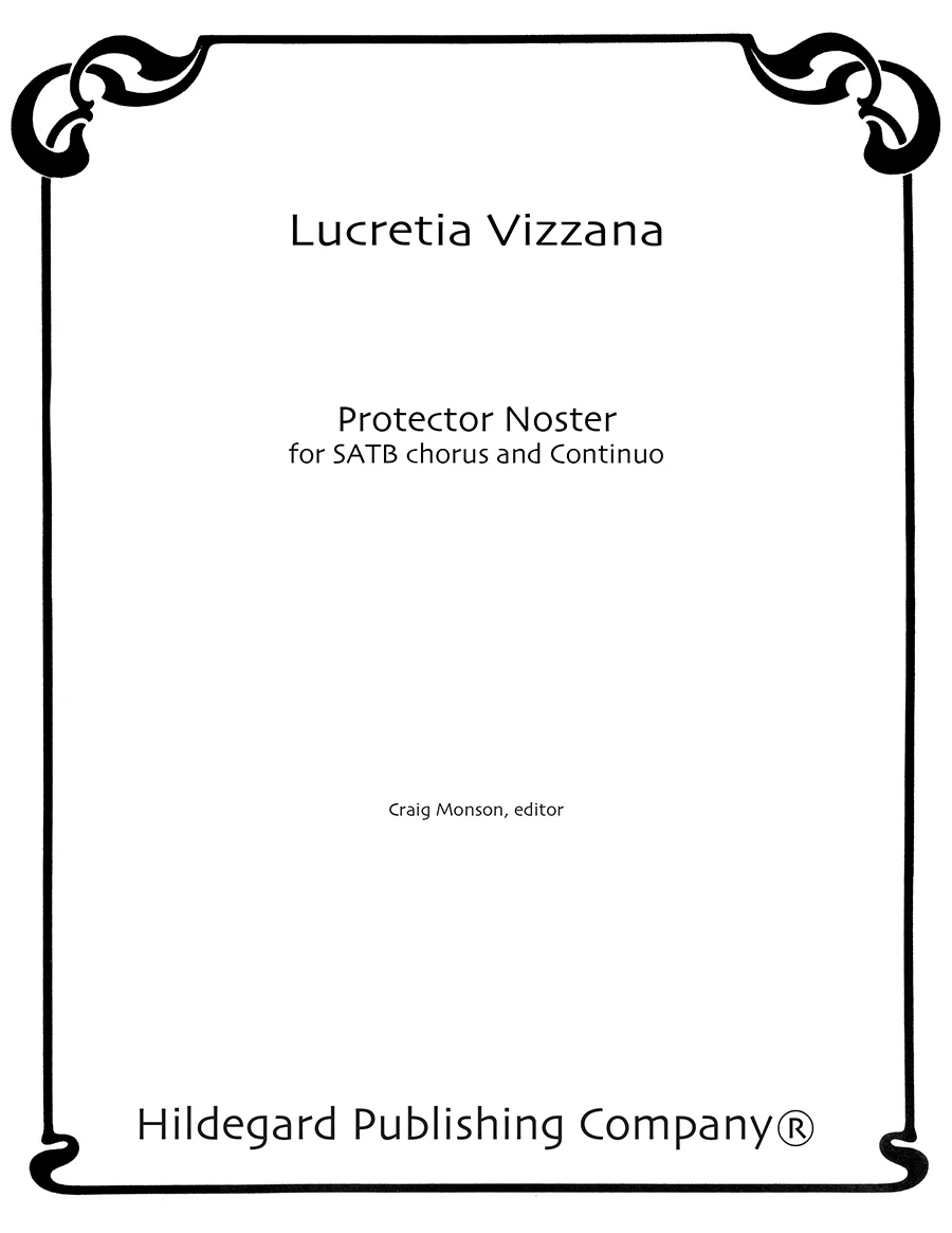 Hildegard Publishing Protector Noster noty pro SATB sbor Vizzana