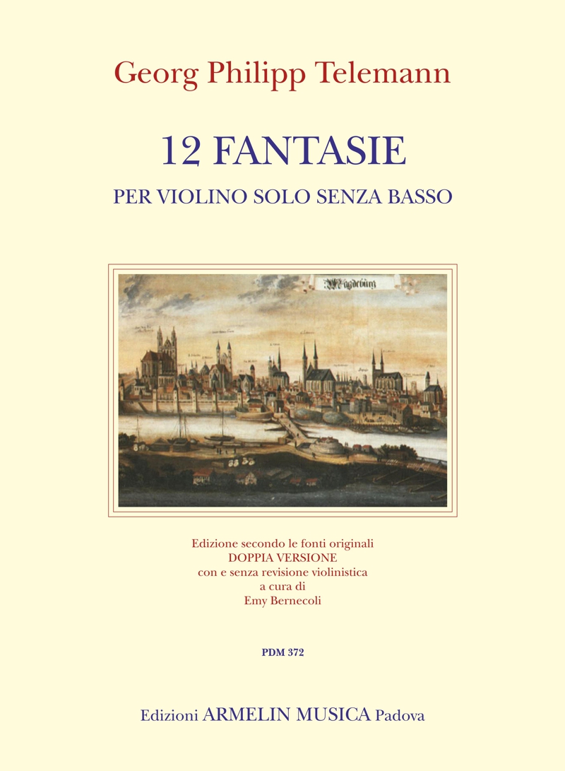 Armelin Musica 12 Fantasie TWV 40:14-25 noty pro housle solo