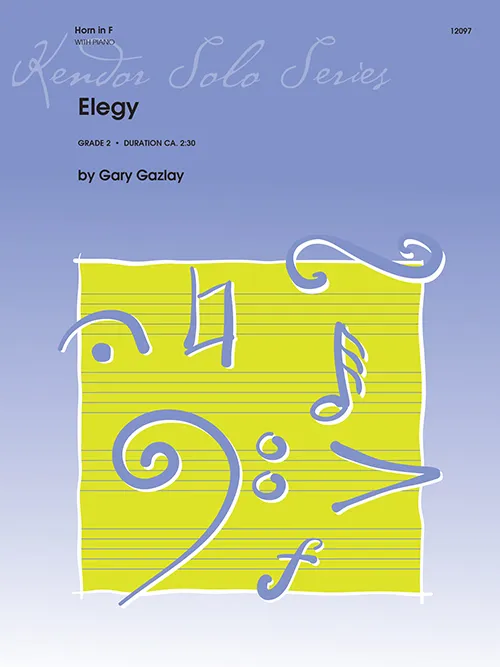 Kendor Music Elegy noty pro lesní roh s klavírem