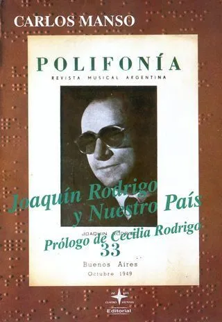 Ediciones Joaquín Rodrigo y nuestro país kniha Carlos Manso