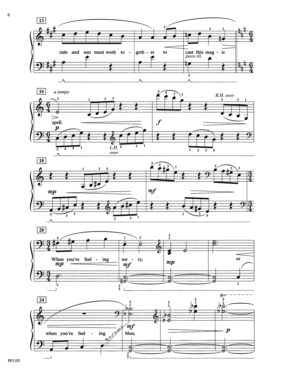 Faber Piano Adventures Once Upon a Rainbow Book 3 noty recitál