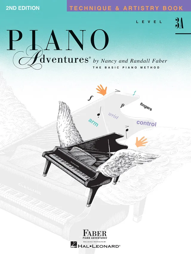 Faber Piano Adventures Level 3A Technique Artistry noty pro klavír 2. vydání