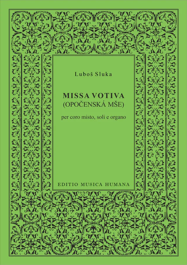 Editio Musica Humana Missa Votiva smíšený sbor noty 54 stran