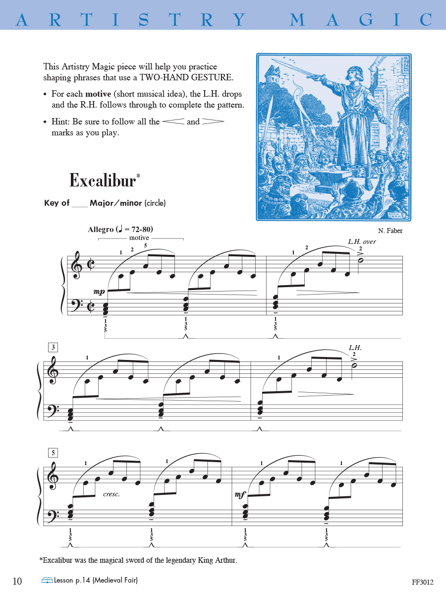 Faber Piano Adventures Level 4 Technique & Artistry noty pro klavír