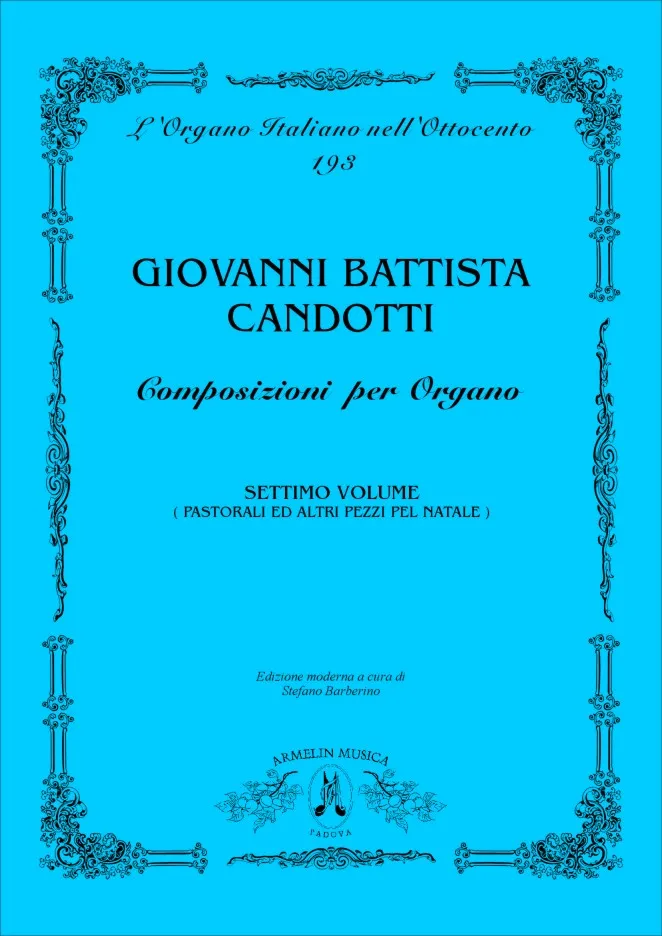 Armelin Musica Composizioni per Organo vol. 7 varhanní noty