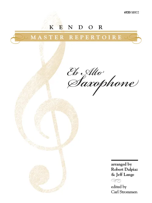 Kendor Master Repertoire Alto Saxophone noty 8 skladeb