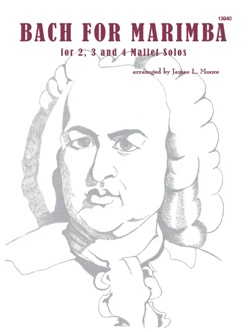 Kendor Music Bach For Marimba noty pro marimbu