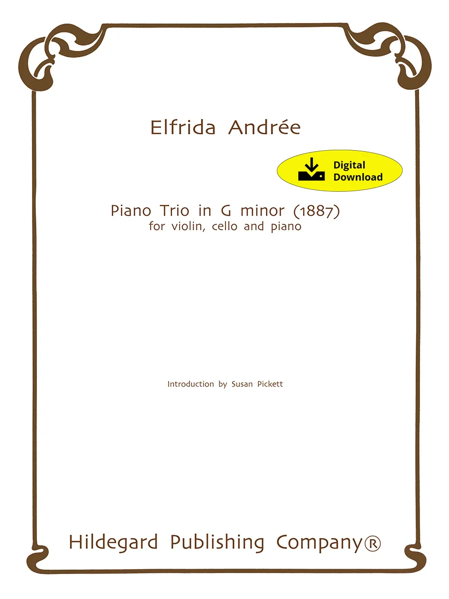 Hildegard Publishing Company Piano Trio g moll noty digitální vydání