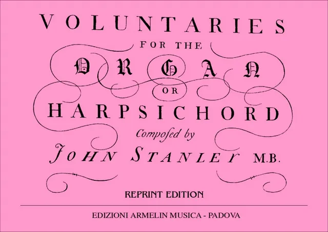 Armelin Musica 30 Voluntaries op. 5, 6, 7 noty pro varhany