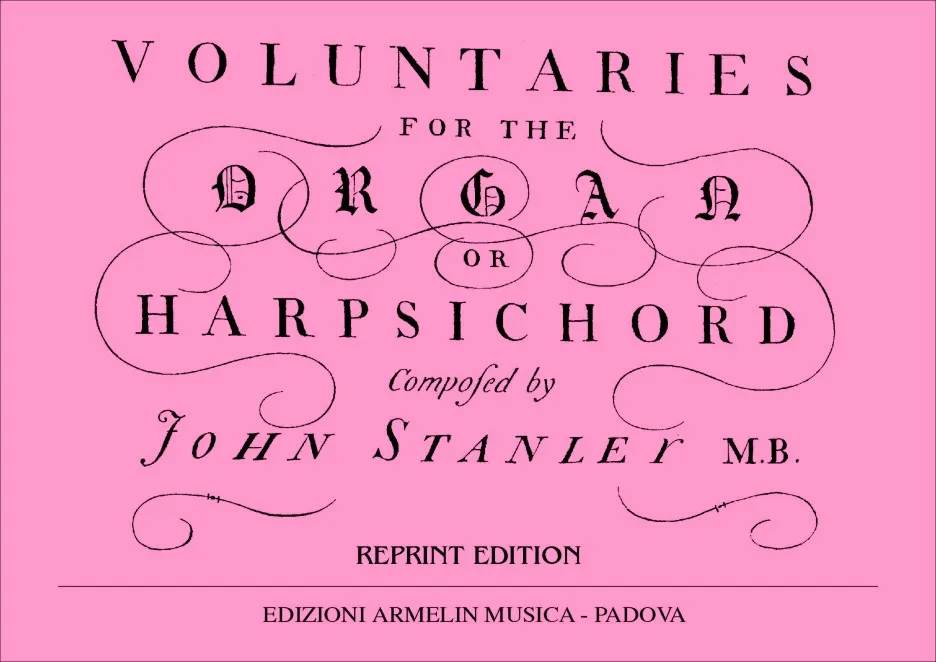 Armelin Musica 30 Voluntaries op. 5, 6, 7 noty pro varhany