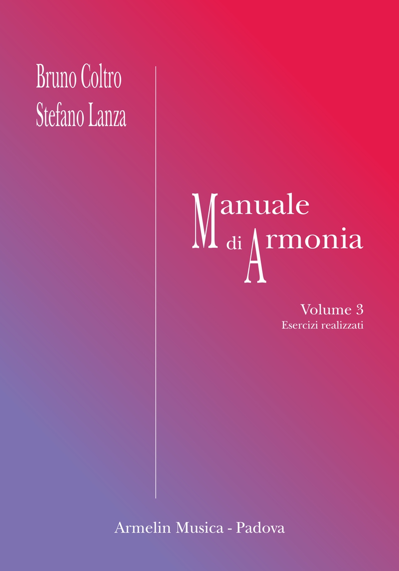 Armelin Musica Manuale di Armonia Vol. 3 učebnice harmonie