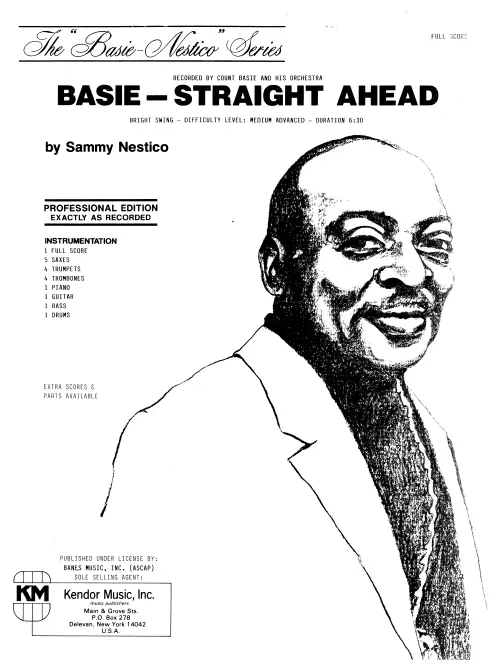 Kendor Music Basie-Straight Ahead partitura full score 6:30