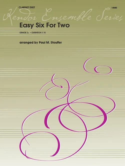 Kendor Music Easy Six For Two noty dua baroko