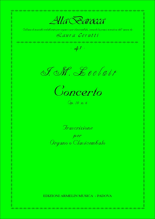 Armelin Musica Concerto op. 10 n. 6 noty koncertní