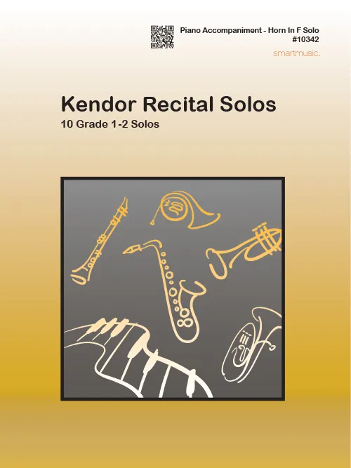 Kendor Recital Solos Horn in F noty lesní roh 10 sól s klavírem