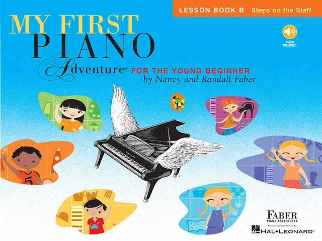 Faber My First Piano Adventure Lesson Book B učebnice