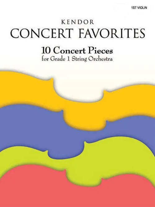 Kendor Concert Favorites Vol. 1 noty pro 1. housle
