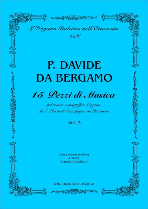 Armelin Musica 15 Pezzi volume 3 noty pro varhany
