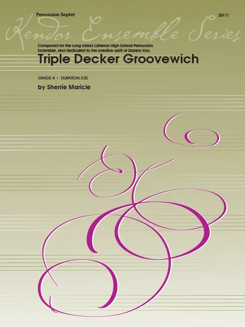 Kendor Music Triple Decker Groovewich noty pro bicí