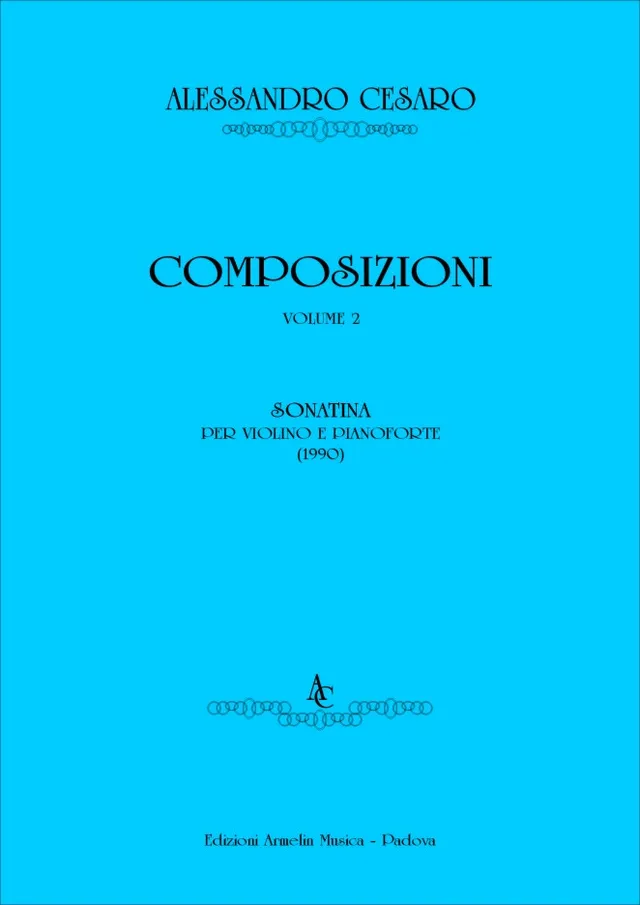 Armelin Musica Composizioni volume 2 noty sbírka