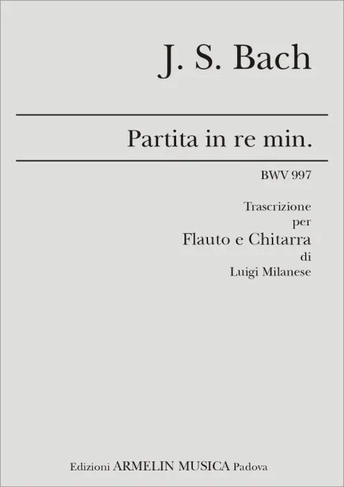 Armelin Musica Partita BWV 997 noty pro kytaru
