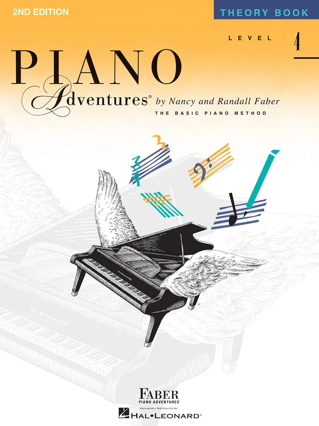 Faber Piano Adventures 4 Theory teorie 2nd Edition