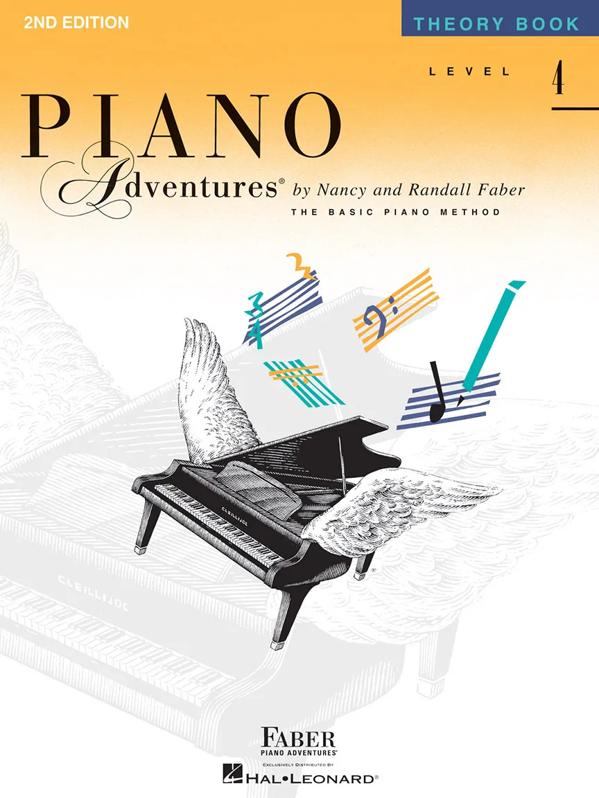 Faber Piano Adventures 4 Theory teorie 2nd Edition