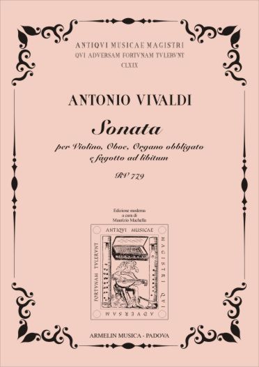 Armelin Musica Sonata RV 779 noty tištěné vydání