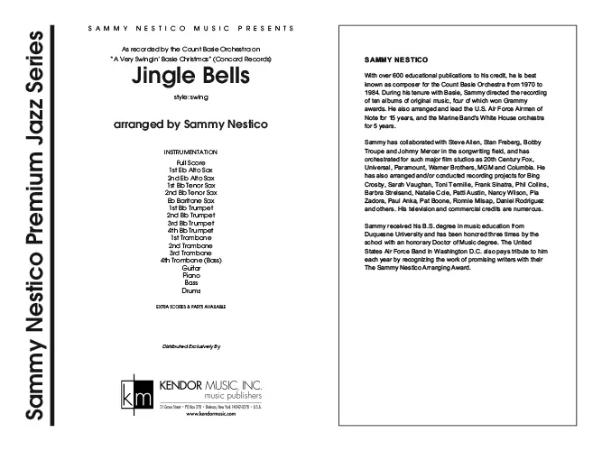 Kendor Music Jingle Bells Full Score partitura big band 2:30
