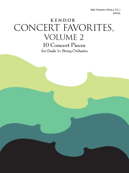 Kendor Music Concert Favorites Vol 2 noty 3. housle