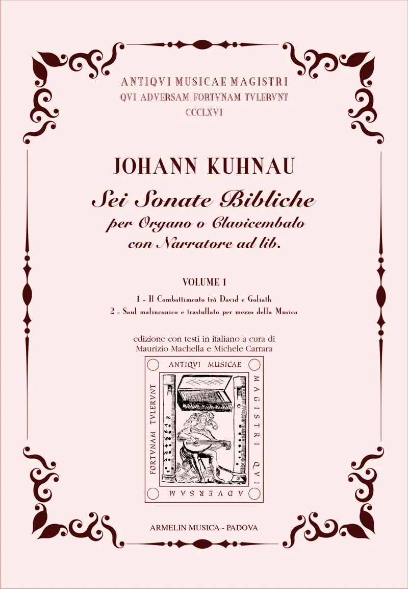 Armelin Musica Sei sonate bibliche vol. 1 noty ověřené vydání