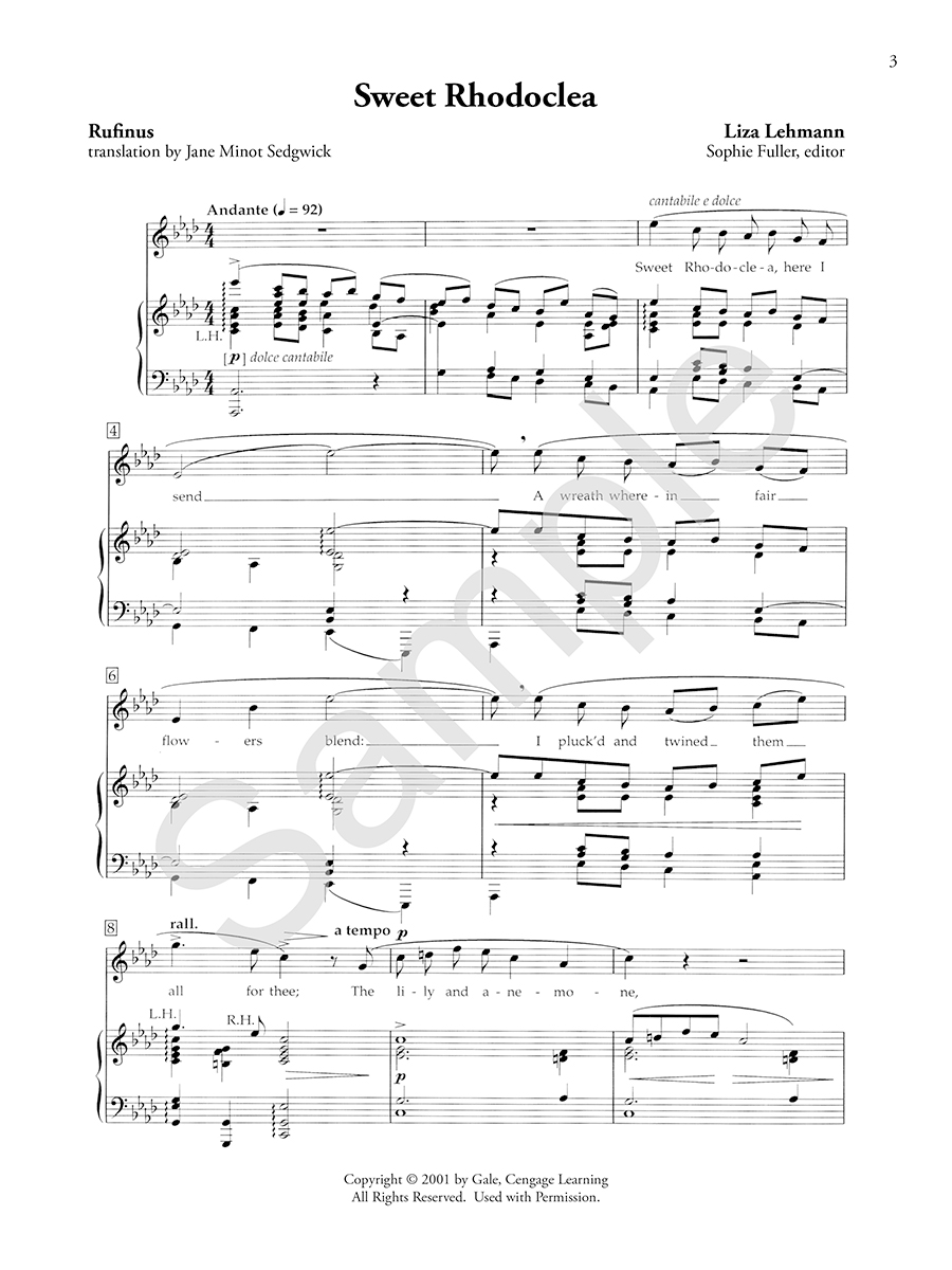 Hildegard Publishing Nineteenth Century English Art Songs Vol. II noty střední hlas