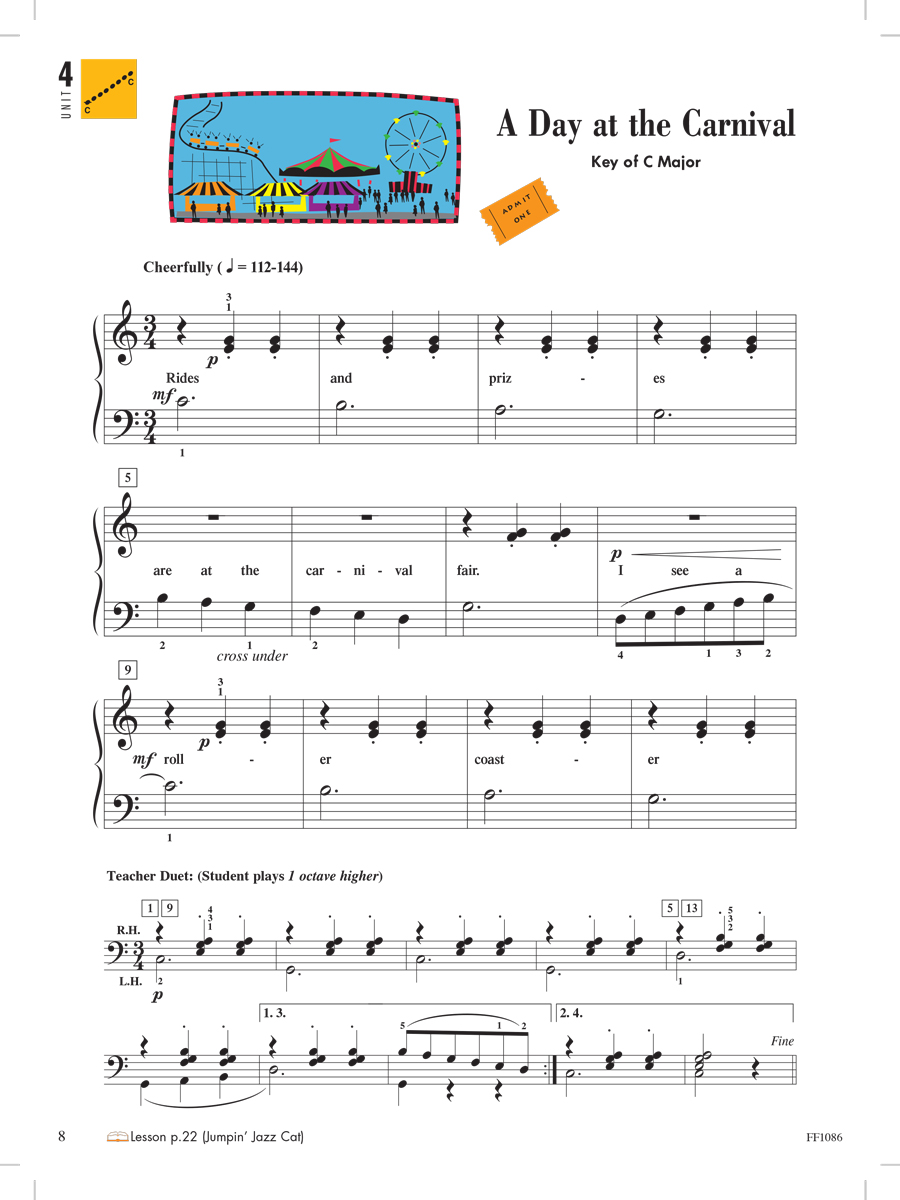 Faber Piano Adventures Level 2B Performance noty 2. vydání