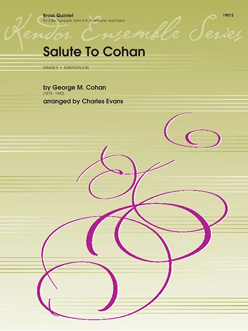 Kendor Music Salute To Cohan noty kvintet medley
