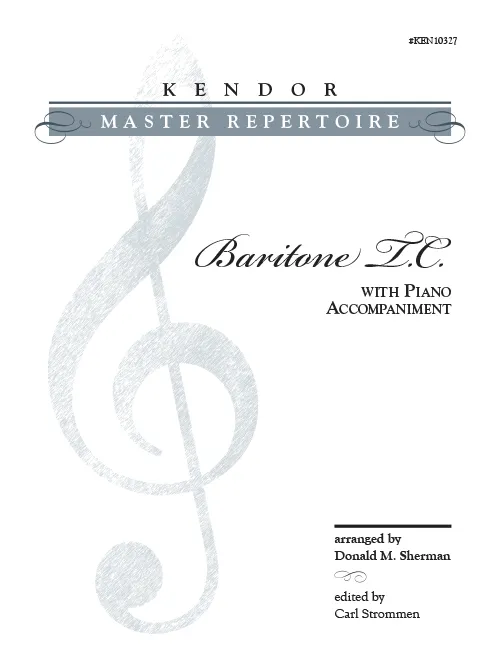 Kendor Master Repertoire Baritone T.C. noty pro baryton