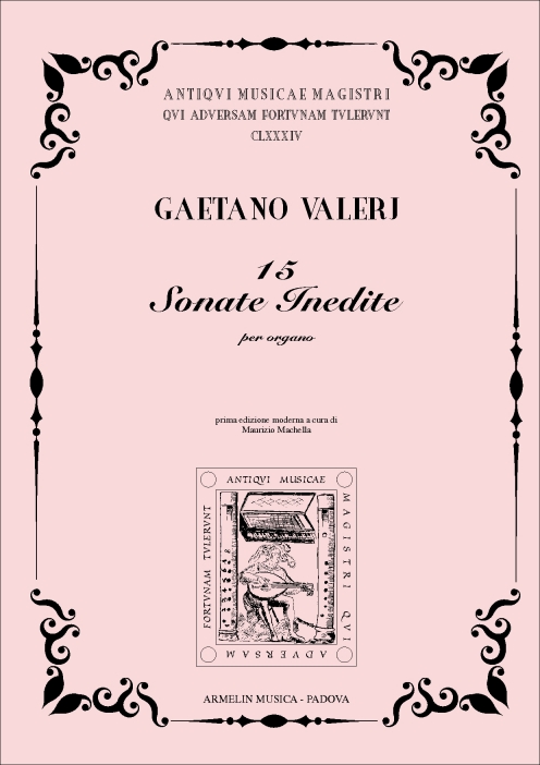 Armelin Musica 15 Sonate inedite varhanní noty