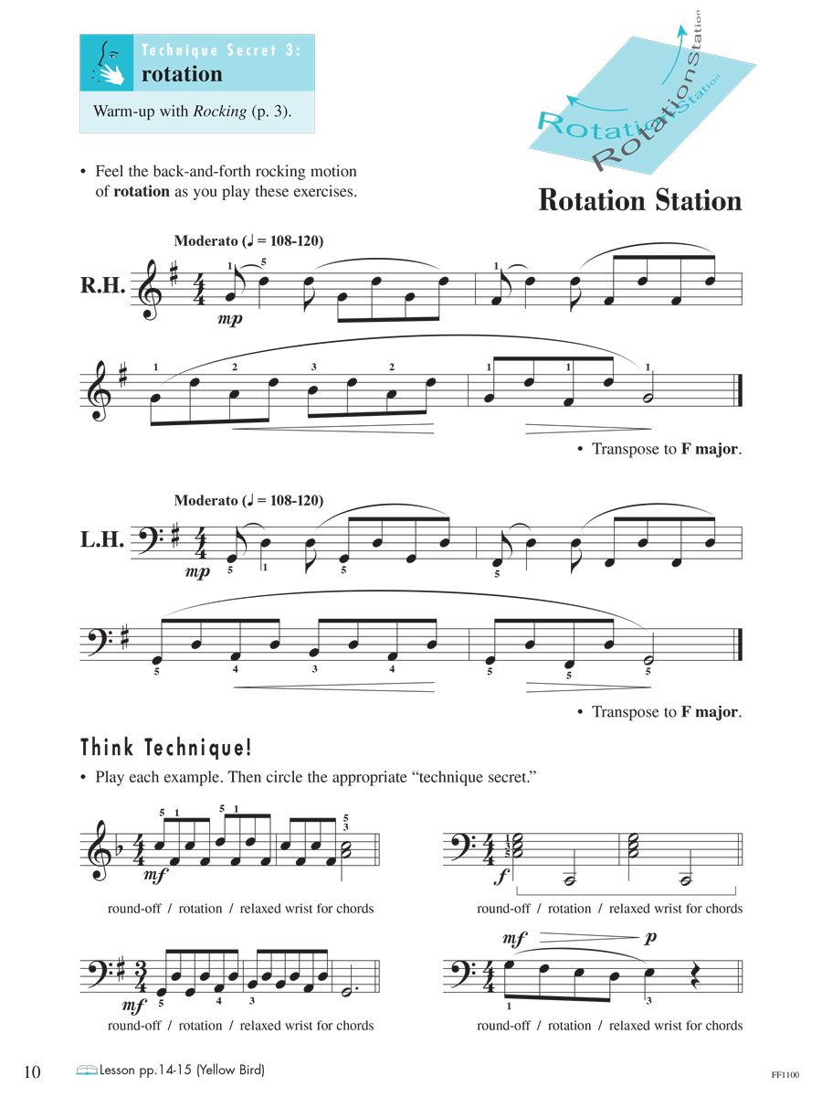 Faber Piano Adventures Level 3A Technique Artistry noty pro klavír 2. vydání
