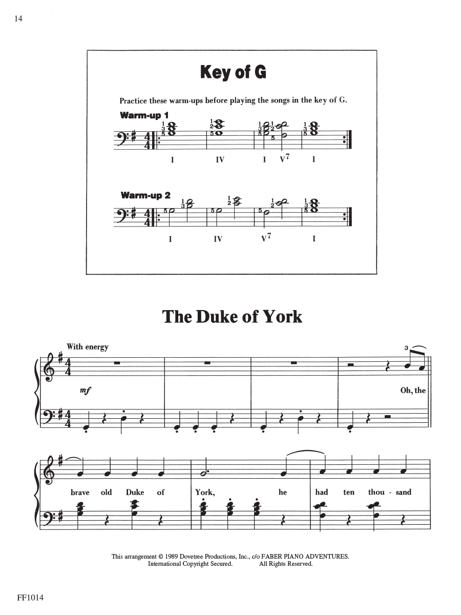 Faber ChordTime Piano Favorites noty pro klavír