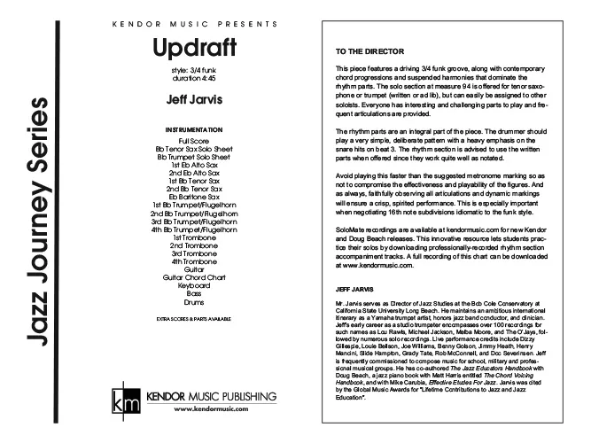 Kendor Music Updraft partitura 3/4 funk 4:45