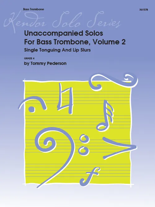 Kendor Music Unaccompanied Solos Bass Trombone noty díl 2