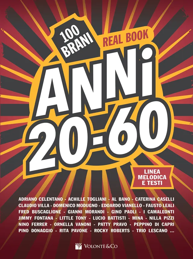 Volonte & Co Real Book Anni 20-60 zpěvník standardy
