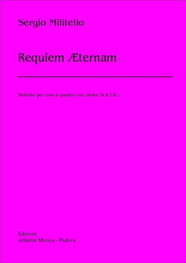 Armelin Musica Requiem Aeternam noty pro sbor