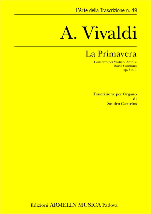 Armelin Musica La Primavera noty tištěné vydání