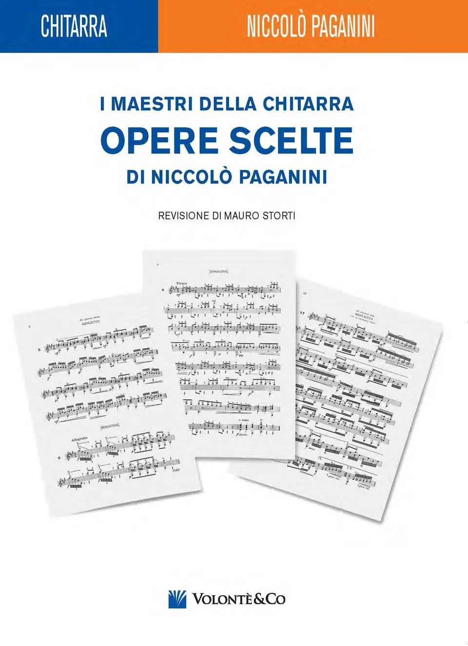 Volonte & Co Opere Scelte di Niccolò Paganini noty pro housle
