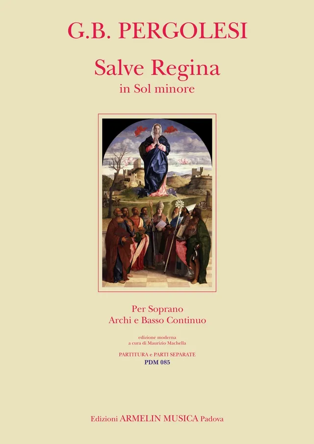 Armelin Musica Salve Regina g moll noty sbor