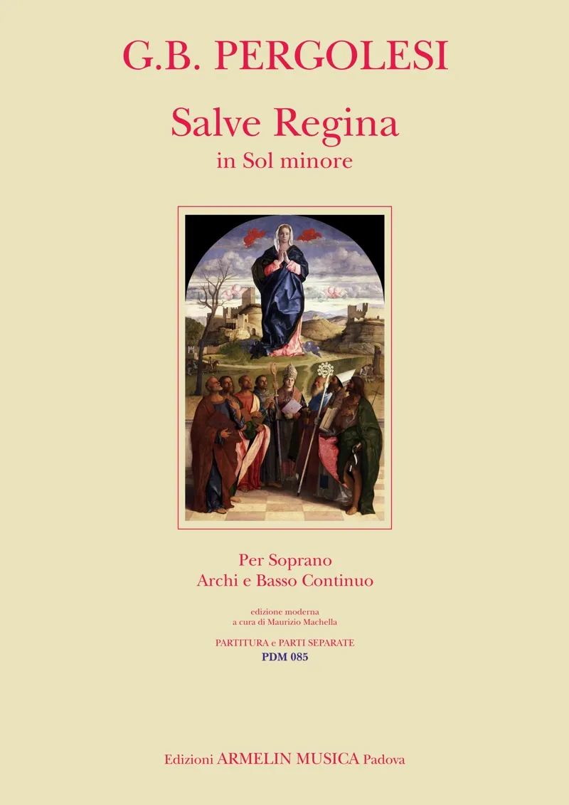 Armelin Musica Salve Regina g moll noty sbor